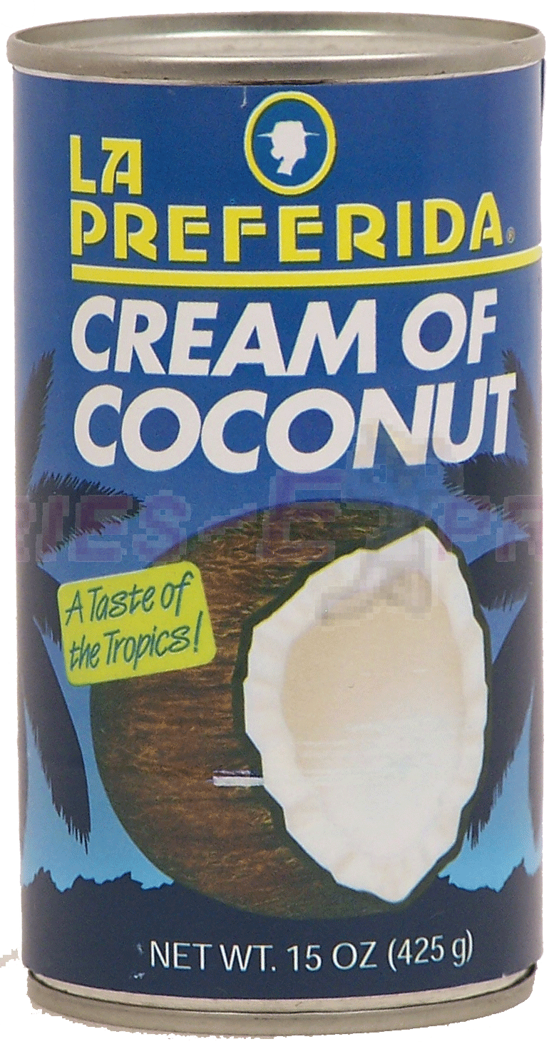 La Preferida  cream of coconut; a taste of the tropics! Full-Size Picture